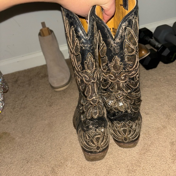 Unique sparkle cowgirl boots - Picture 3 of 5